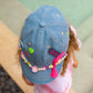 Girls Love Denim Cap