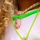 Bandana Heart Necklace
