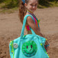 Bandana Tie Dye Smiley Beach Bag