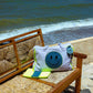 Bandana Denim Smiley Beach Bag