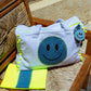 Bandana Denim Smiley Beach Bag
