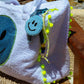 Bandana Denim Smiley Beach Bag
