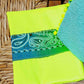 Bandana Tie Dye Smiley Beach Bag