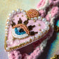 Boho Heart Key Charm