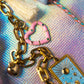 Boho Heart Key Charm