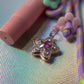 Bow Key Charm with Dali Lip Balm
