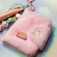Fluffy Wallet Key Charm with Dali Lip Balm