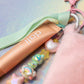 Fluffy Wallet Key Charm with Dali Lip Balm