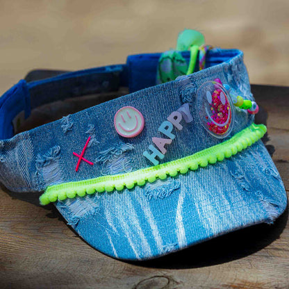 Girls Love Denim Visor