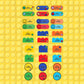 Happy Blocks School Labels