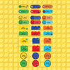 Happy Blocks School Labels
