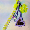Hashtag Heart Key Charm