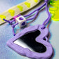 Hashtag Heart Key Charm