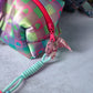 Checkered Hearts Puffy Pouch
