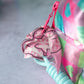 Checkered Hearts Puffy Pouch