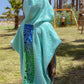 Bandana Tie Dye Smiley Poncho