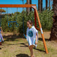 Bandana Denim Smiley Poncho