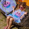 Bandana Tie Dye Smiley Poncho