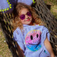 Bandana Tie Dye Smiley Poncho