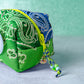 Tie Dye Bandana Puffy Pouch