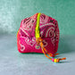 Tie Dye Bandana Puffy Pouch