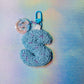 Punch Initials Key Charm