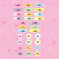 Rain-Bow Pop School Labels