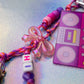 Retro Beat Key Charm