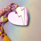Striking Heart Key Charm