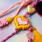Striking Heart Key Charm