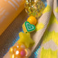 Teddy Key Charm with Dali Lip Balm