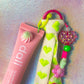 Teddy Key Charm with Dali Lip Balm