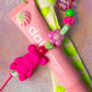Teddy Key Charm with Dali Lip Balm