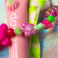 Teddy Key Charm with Dali Lip Balm