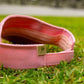 adjustable back strap on pink kids visor
