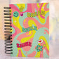 dream smile shine 2026 agenda colourful spiral planner 
