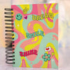 dream smile shine 2026 agenda colourful spiral planner 
