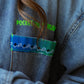 Pocket trim and embroidery detail on the Pocket Full of Dreams denim shirt