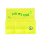 Open neon plexiglass stationery organiser with three compartments and graphic You Are Cool text