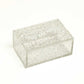 Clear glitter storage box with “You Are Magic” lettering on the lid